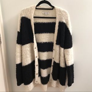 Elizabeth and James oversized mohair cardigan